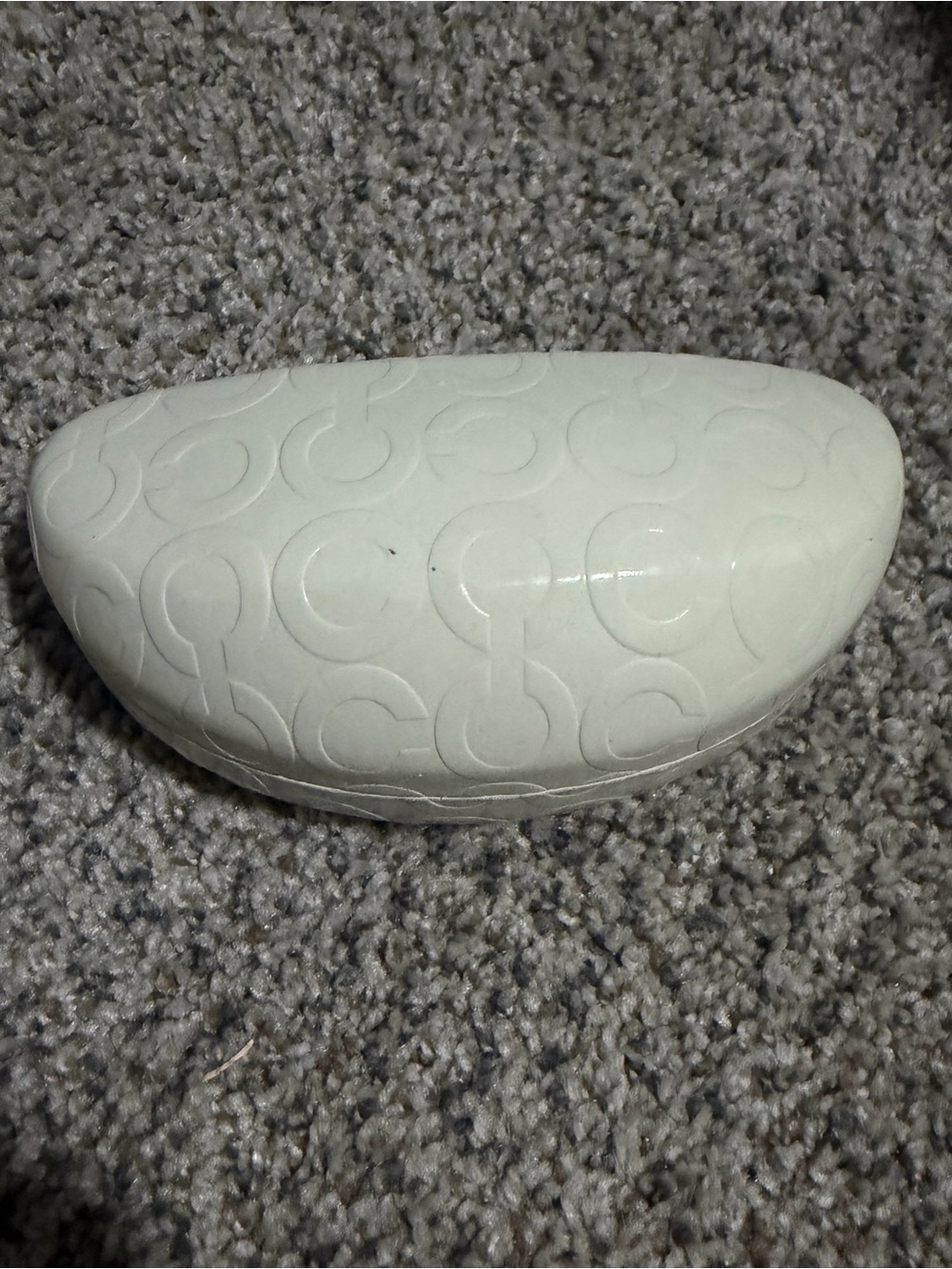 Coach White Embossed Box sunglasses